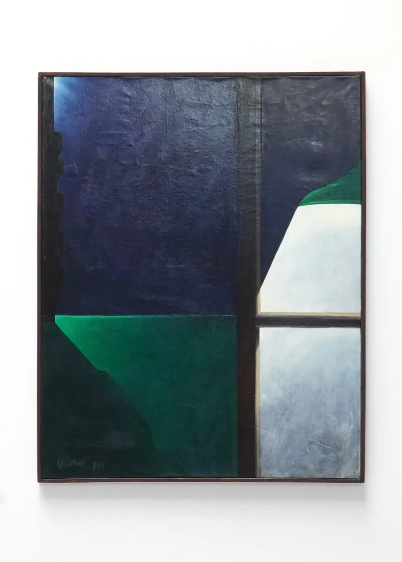 Pamono Simone Lacour, The Accessible of the Inaccessible, 1981, Oil on Canvas> Abstraction|Mid-Century