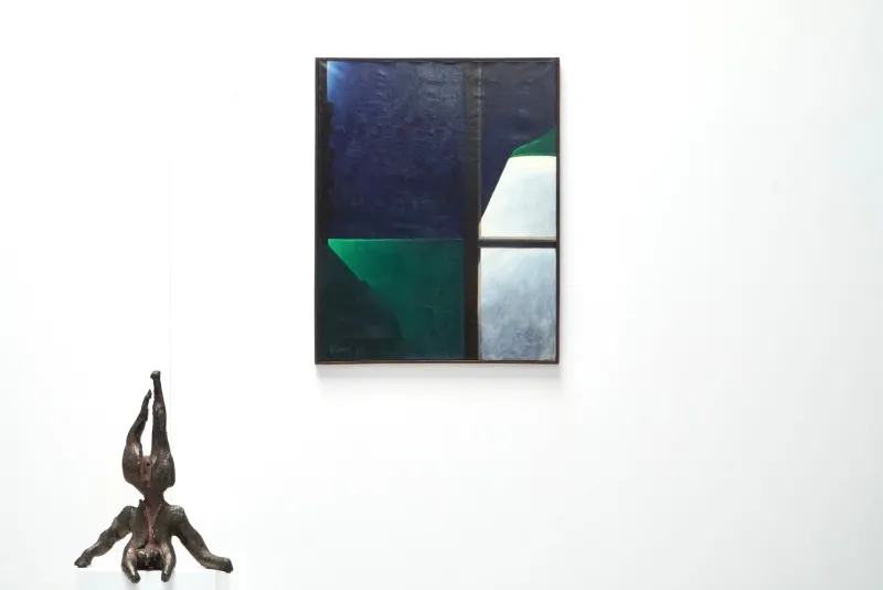 Pamono Simone Lacour, The Accessible of the Inaccessible, 1981, Oil on Canvas> Abstraction|Mid-Century