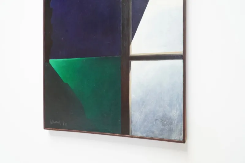 Pamono Simone Lacour, The Accessible of the Inaccessible, 1981, Oil on Canvas> Abstraction|Mid-Century