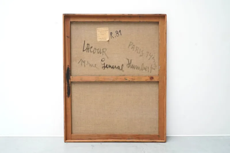 Pamono Simone Lacour, The Accessible of the Inaccessible, 1981, Oil on Canvas> Abstraction|Mid-Century