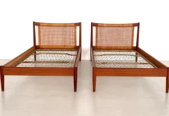 Outlet Pamono Single Beds by Børge Mogensen for Søborg Møbelfabrik, Denmark, 1950s, Set of 2