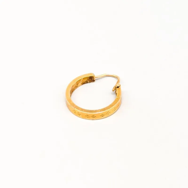 Pamono Single Earring in Gold> Earrings