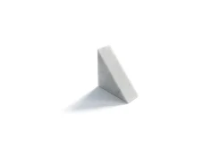 Pamono Single Large Bookend in White Carrara Marble with Triangular Shape><noscript><img width=