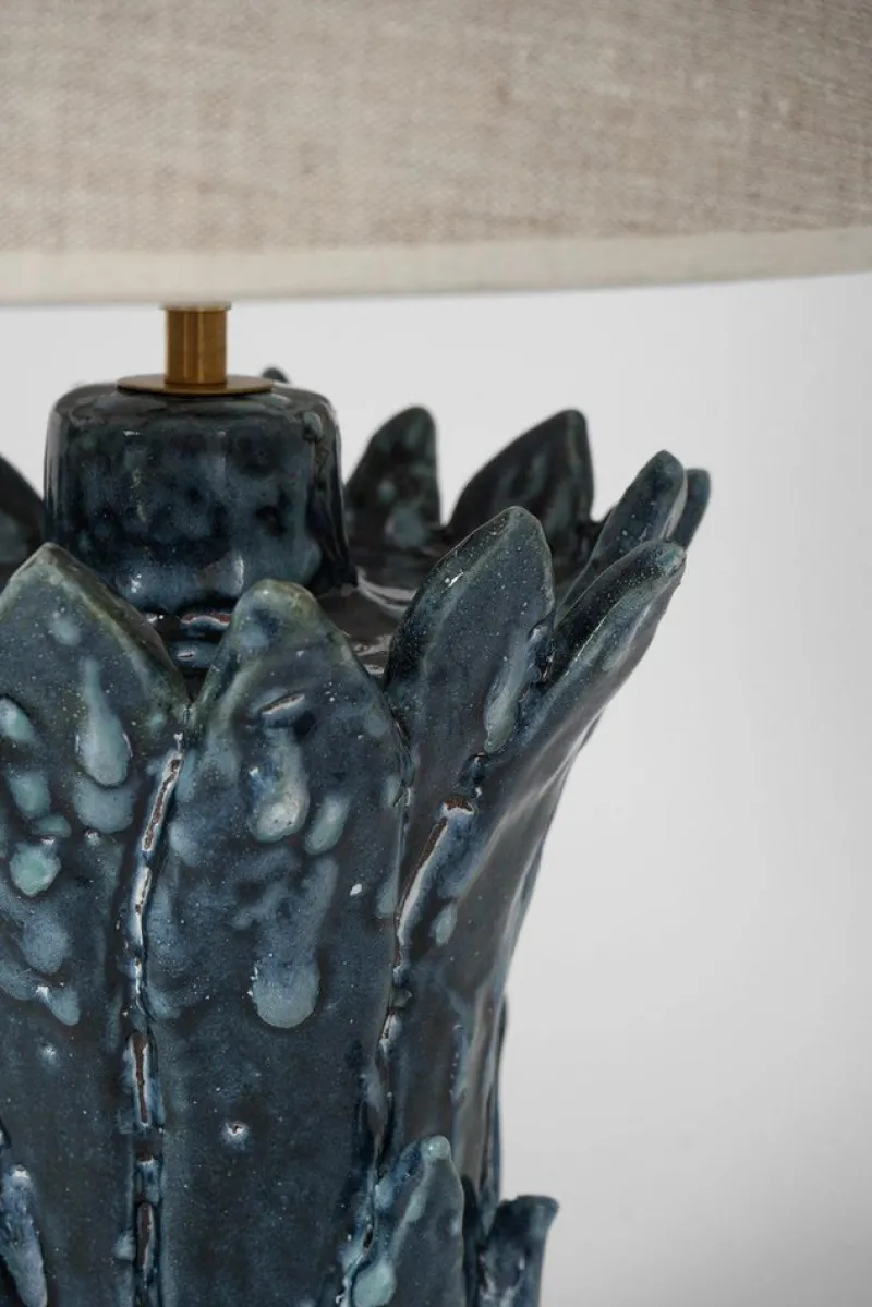 Pamono Sintra Blue and White Table Lamp by Barracuda Interiors
