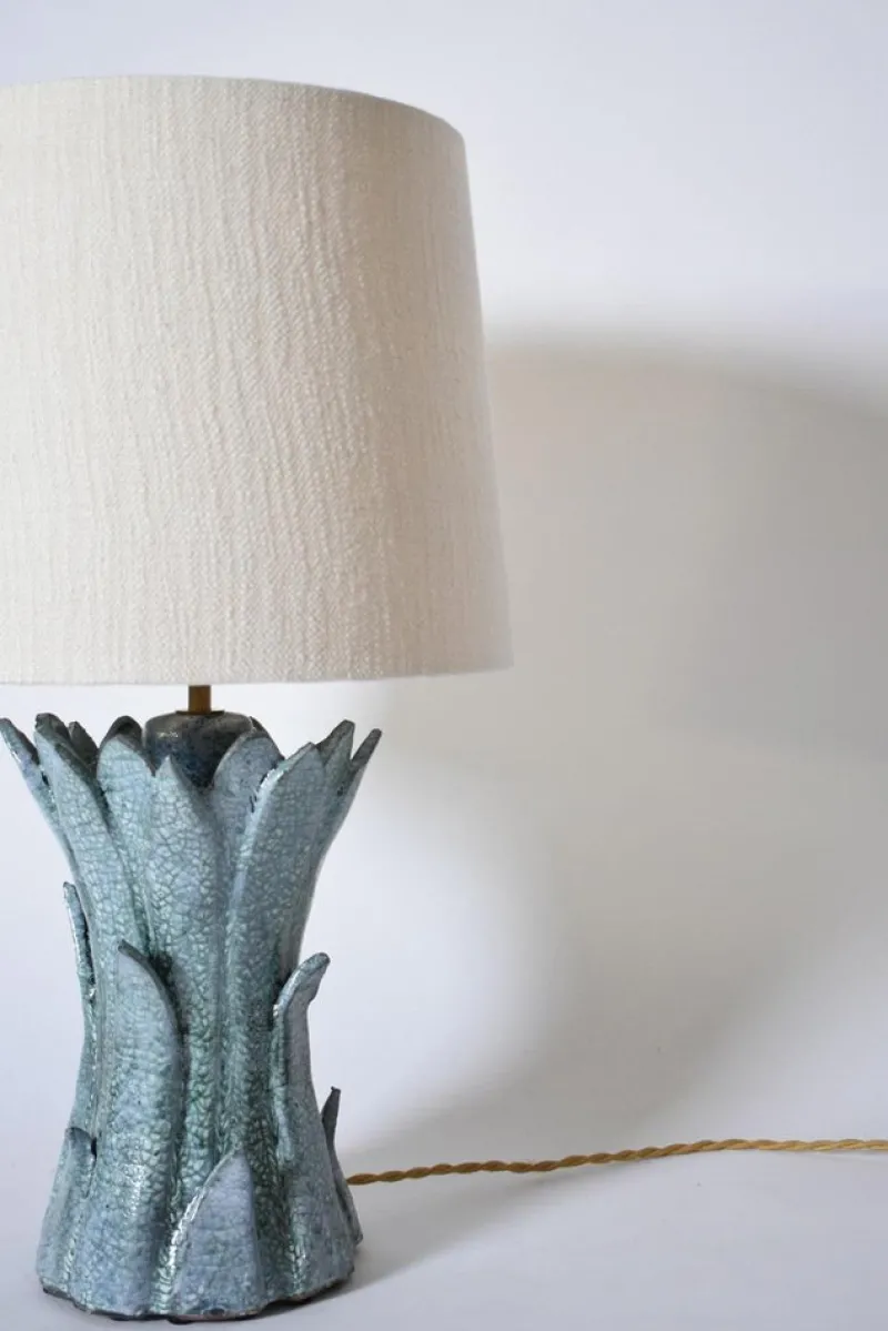 New Pamono Sintra Light Blue and Green Table Lamp by Barracuda Interiors