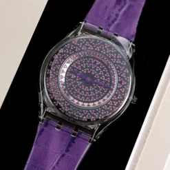 Clearance Pamono Skin Ruby Lustrous Bliss SFZ112 Watch from Swatch