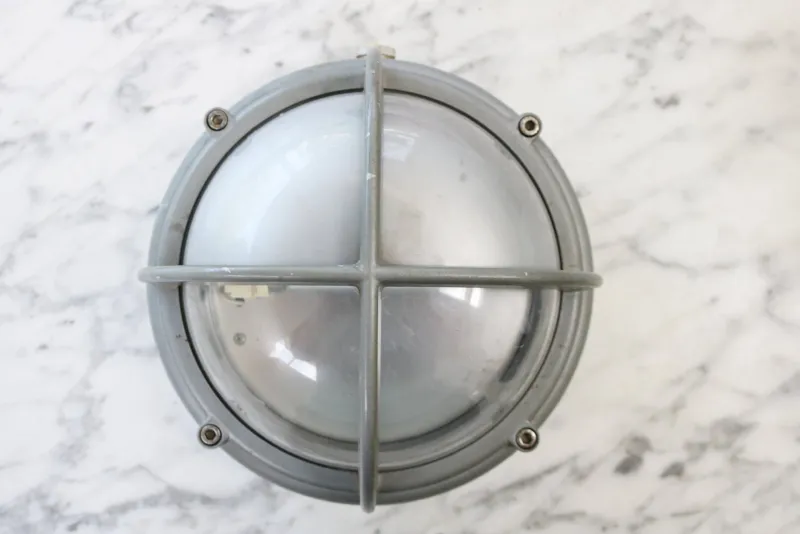 Pamono Skot Lamp Outdoor Lamp in Gray Design by Lauritz Knudsen for Louis Poulsen, 1990s> Garden Lighting