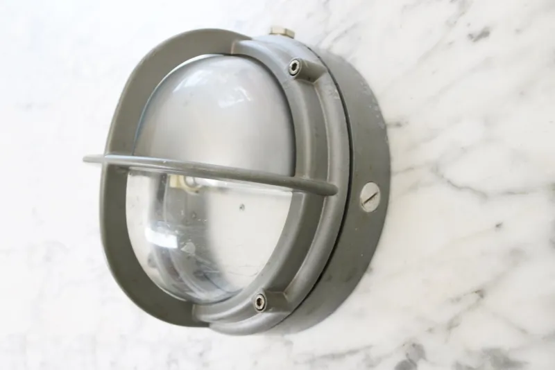Pamono Skot Lamp Outdoor Lamp in Gray Design by Lauritz Knudsen for Louis Poulsen, 1990s> Garden Lighting