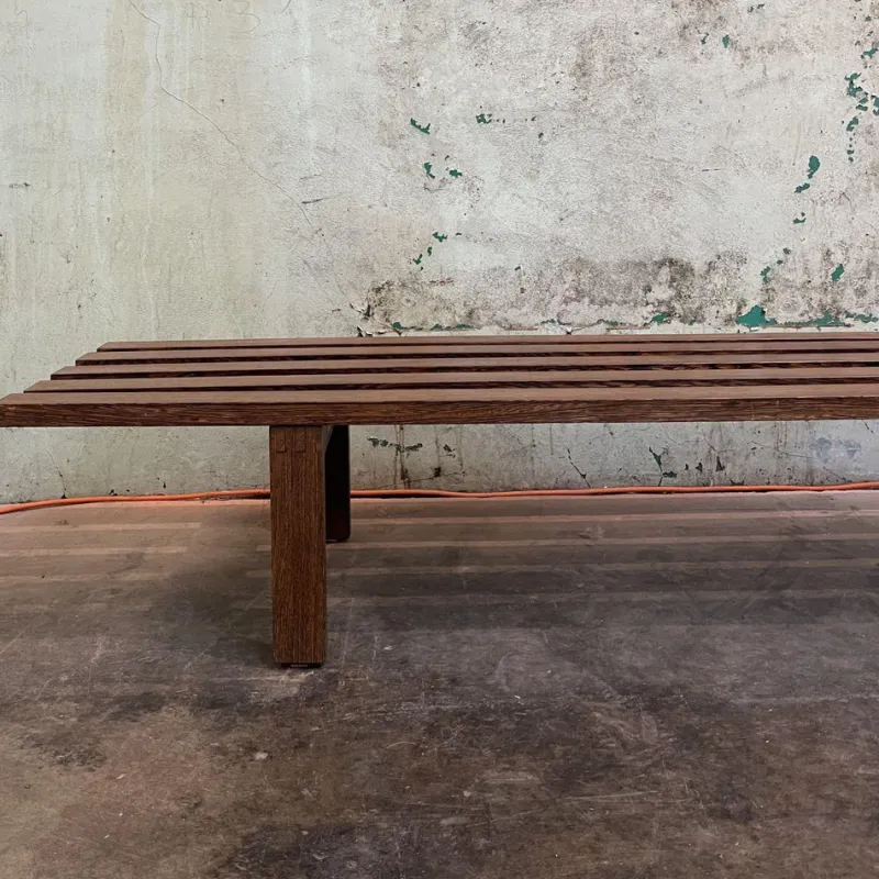 Pamono Slatted Bench by Martin Visser> Benches