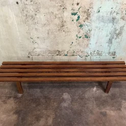 Pamono Slatted Bench by Martin Visser><noscript><img width=