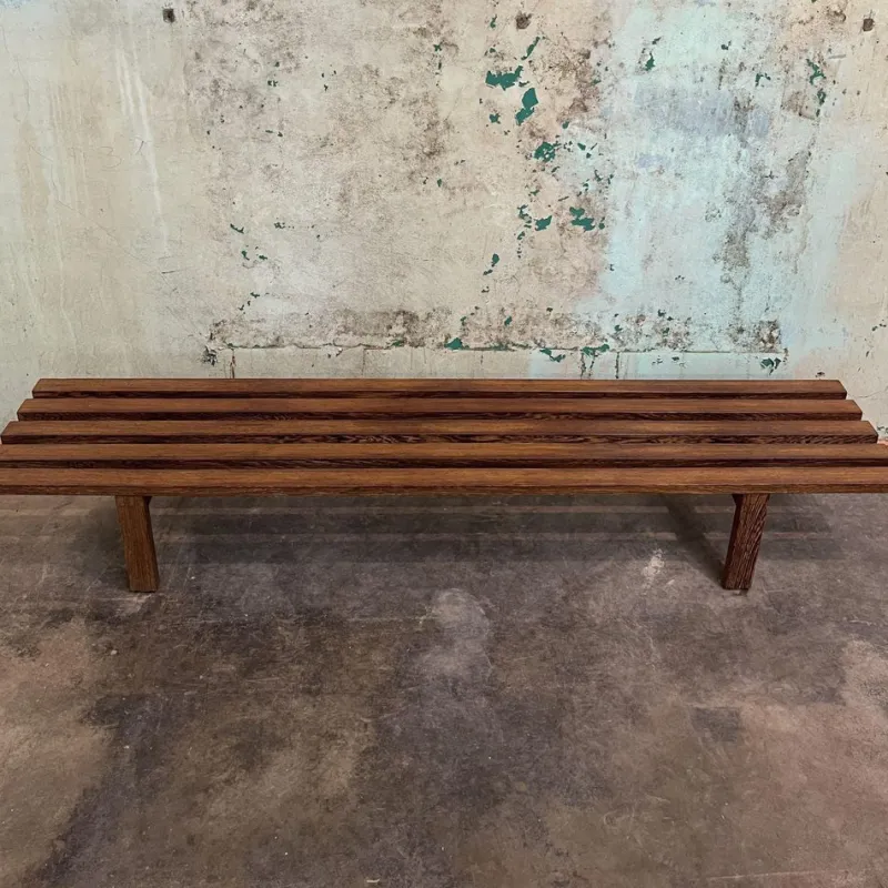 Pamono Slatted Bench by Martin Visser> Benches