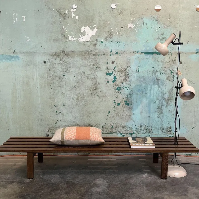 Pamono Slatted Bench by Martin Visser> Benches