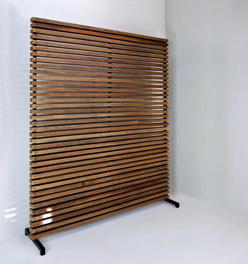 Pamono Slatted Wood Panel Room Divider or Slatted Coat Rack> Racks, Hooks & Valets
