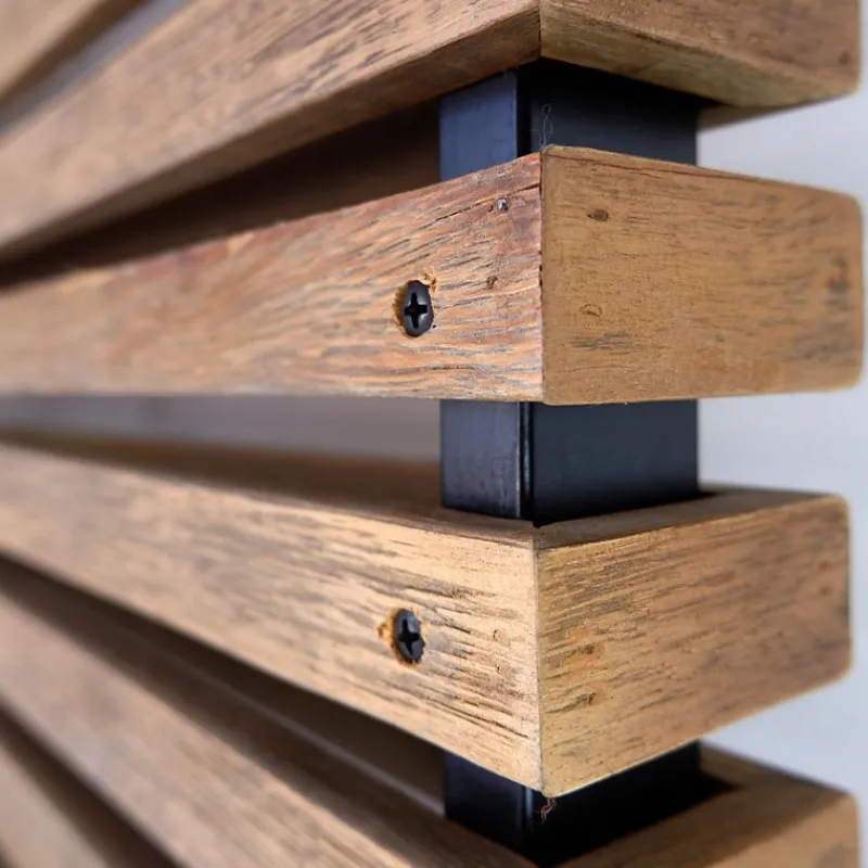 Pamono Slatted Wood Panel Room Divider or Slatted Coat Rack> Racks, Hooks & Valets