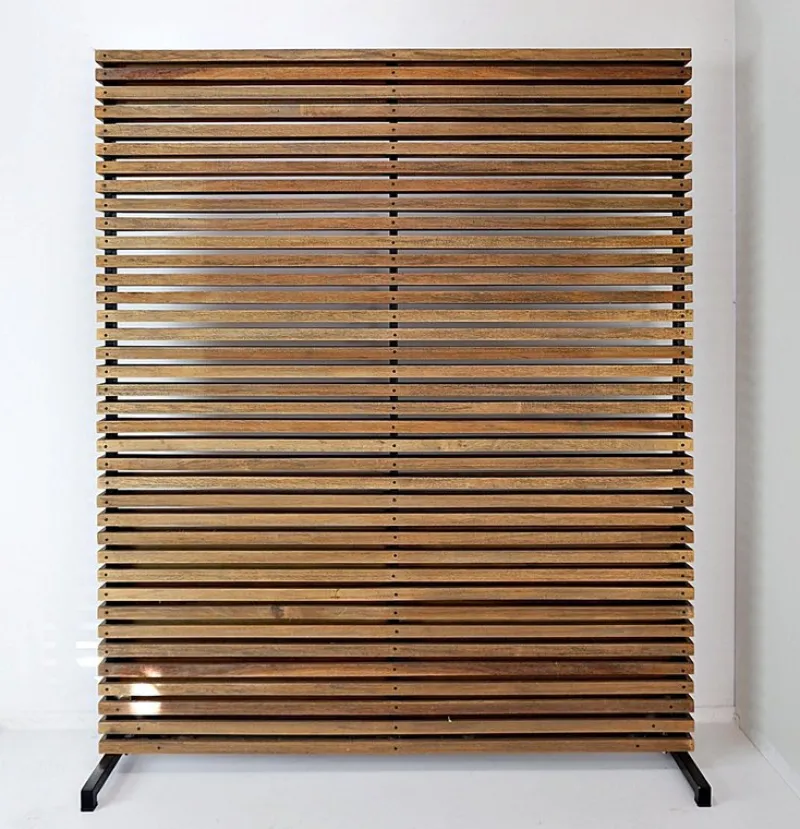 Pamono Slatted Wood Panel Room Divider or Slatted Coat Rack> Racks, Hooks & Valets