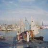 Pamono Slim Aarons, Sailing Dinghy, 1956 / 2020s, Limited Edition Estate Stamped Photographic Print> Photography