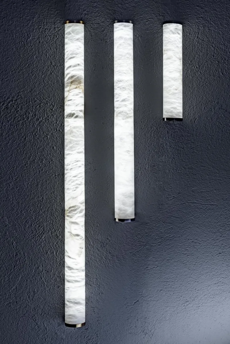 Pamono Slim WS 64 Wall Lamp by United Alabaster> Wall Lights & Sconces
