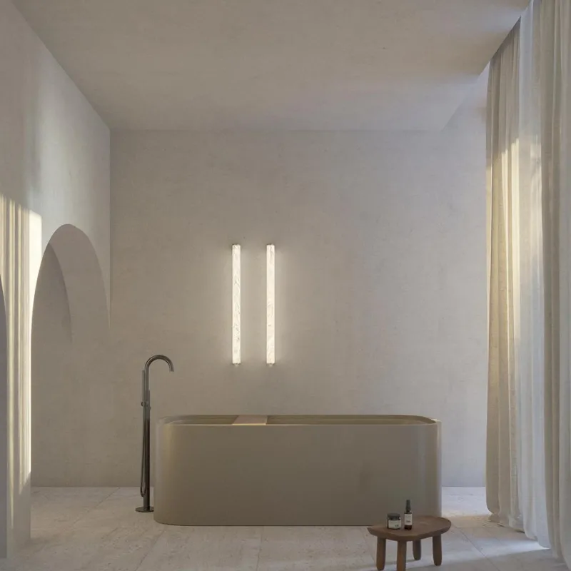 Outlet Pamono Slim WS 96 Wall Lamp by United Alabaster