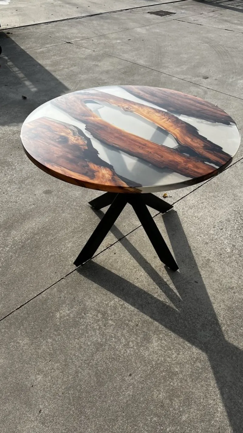 Discount Pamono SLR Table in Epoxy Resin by Andrea Toffanin for Hood - Back & Forth Design