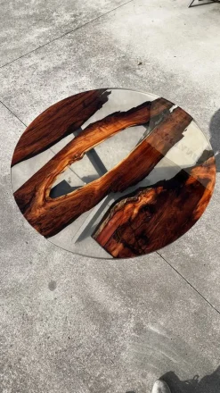 Discount Pamono SLR Table in Epoxy Resin by Andrea Toffanin for Hood - Back & Forth Design