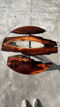 Discount Pamono SLR Table in Epoxy Resin by Andrea Toffanin for Hood - Back & Forth Design