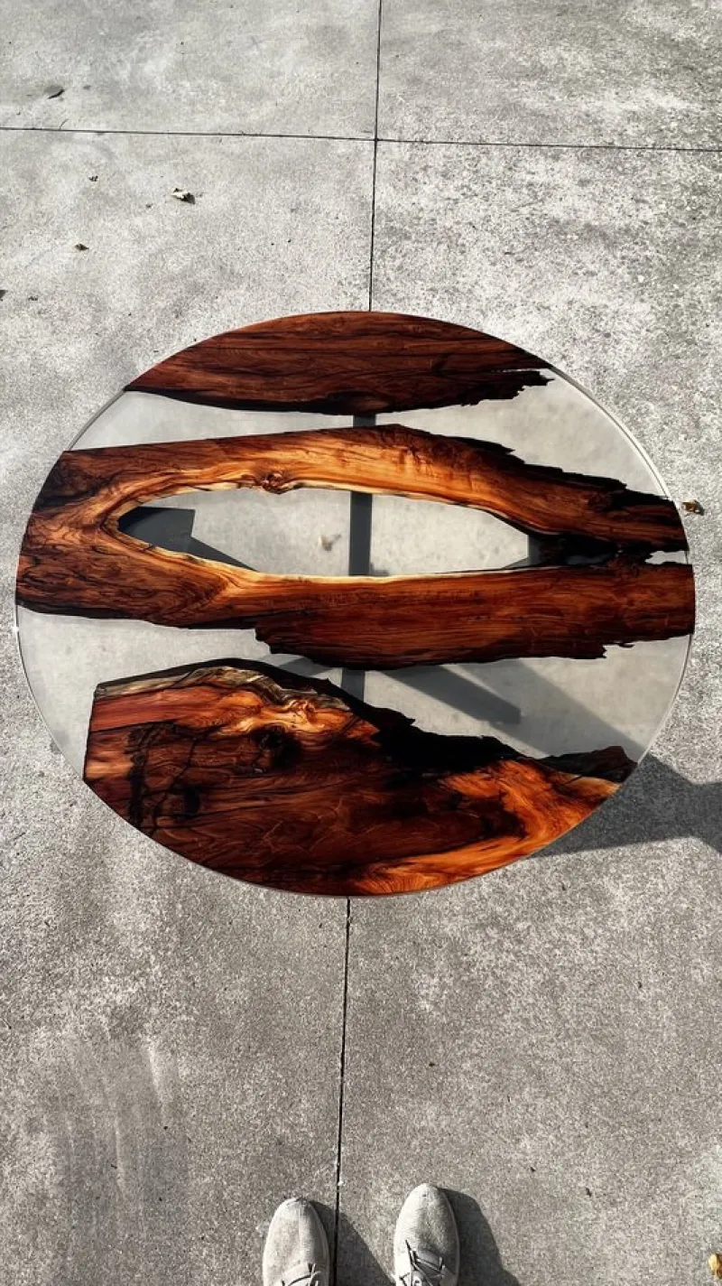 Discount Pamono SLR Table in Epoxy Resin by Andrea Toffanin for Hood - Back & Forth Design