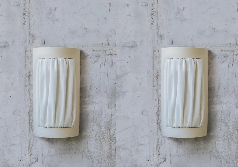 Online Pamono Small Almond Istos Wall Lights by Lisa Allegra, Set of 2