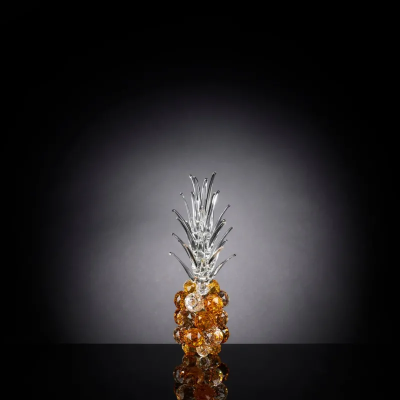 Best Pamono Small Amber Crystal Pineapple from VGnewtrend