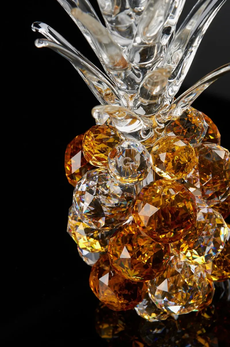 Best Pamono Small Amber Crystal Pineapple from VGnewtrend
