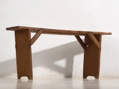 Pamono Small Antique Bench, 1920s> Benches