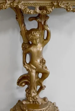 Pamono Small Antique Carved Console Table><noscript><img width=