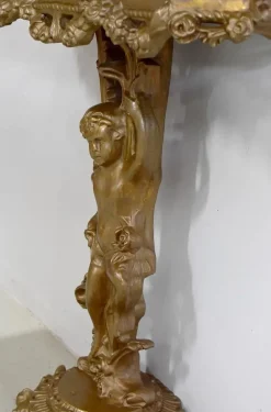 Pamono Small Antique Carved Console Table><noscript><img width=