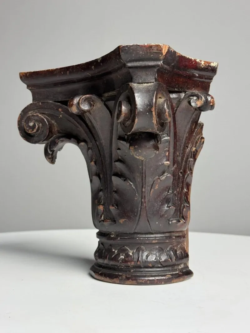 Pamono Small Antique Column, 1800s> Pedestals And Columns