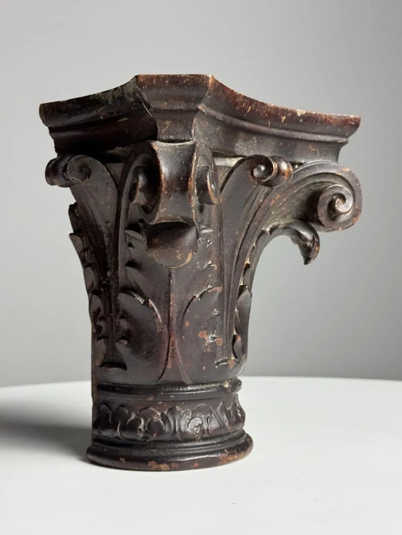 Pamono Small Antique Column, 1800s> Pedestals And Columns