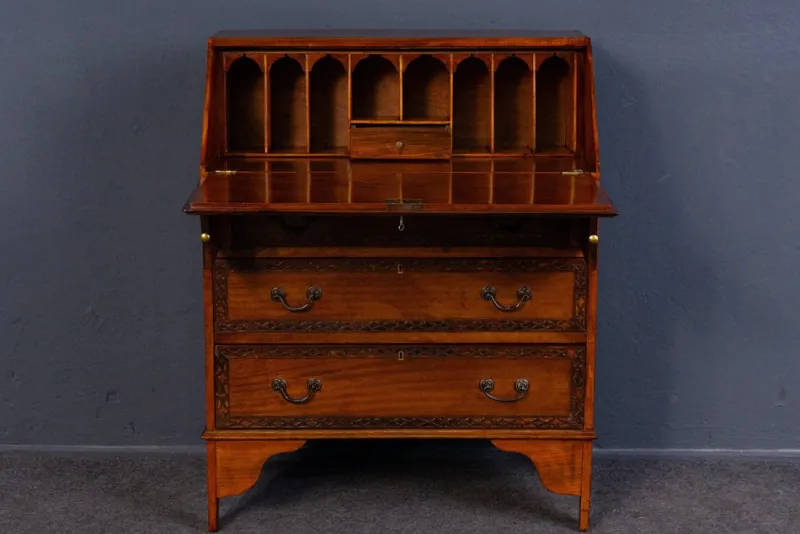 Pamono Small Antique Flap Secretary> Secretaires
