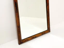 Pamono Small Antique Scalloped Mahogany Mirror><noscript><img width=