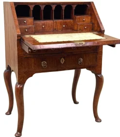 Clearance Pamono Small Antique Walnut Secretaire, 1720