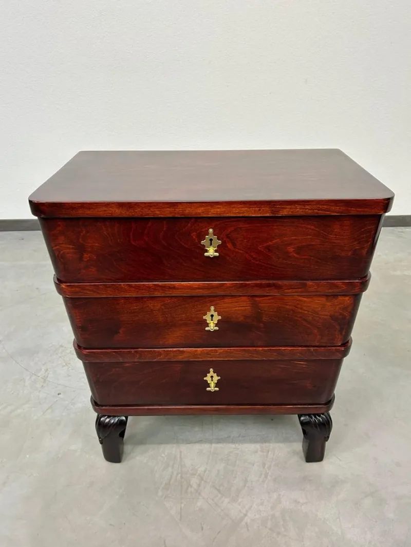 Best Pamono Small Art Deco Cabinet by Lajos Kozma, 1930s