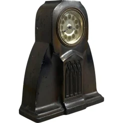 Pamono Small Art Nouveau Mantel Clock by Junghans Darmstadt, 1890s> Clocks