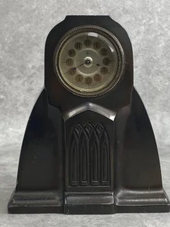 Pamono Small Art Nouveau Mantel Clock by Junghans Darmstadt, 1890s><noscript><img width=