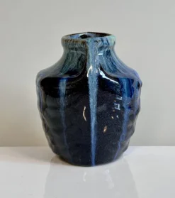 Pamono Small Art Nouveau Sculptural Studio Ceramic Vase, Germany, 1920s> Vases
