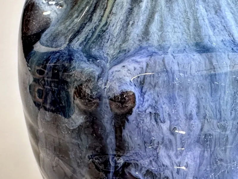 Pamono Small Art Nouveau Sculptural Studio Ceramic Vase, Germany, 1920s> Vases