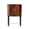 Best Pamono Small Azure Bar Cabinet in Exotic Wood Veneer