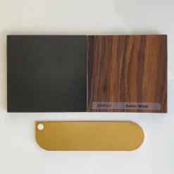 Best Pamono Small Azure Bar Cabinet in Exotic Wood Veneer