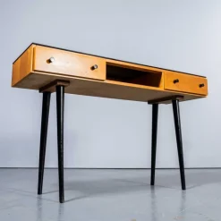 Pamono Small Birch and Glass Top Dressing Table, 1950s><noscript><img width=