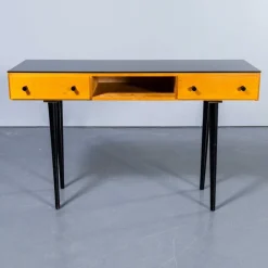 Pamono Small Birch and Glass Top Dressing Table, 1950s><noscript><img width=