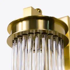 Clearance Pamono Small Brass Elon Wall Light from Pure White Lines