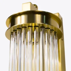 Clearance Pamono Small Brass Elon Wall Light from Pure White Lines
