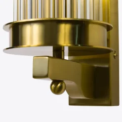 Clearance Pamono Small Brass Elon Wall Light from Pure White Lines