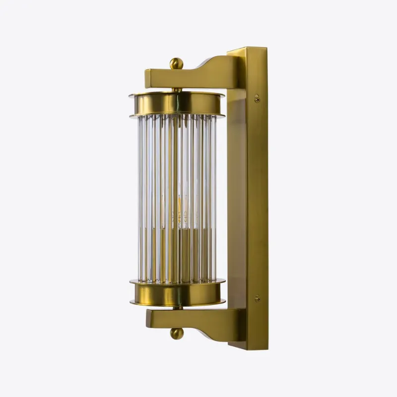Clearance Pamono Small Brass Elon Wall Light from Pure White Lines